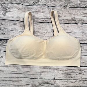 Shapermint Cream Wireless Comfort Bra size 2X